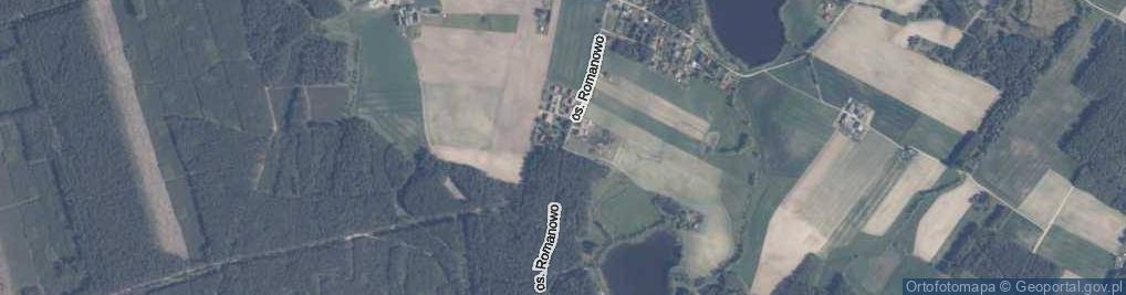 Zdjęcie satelitarne Osiedle Romanowo os.